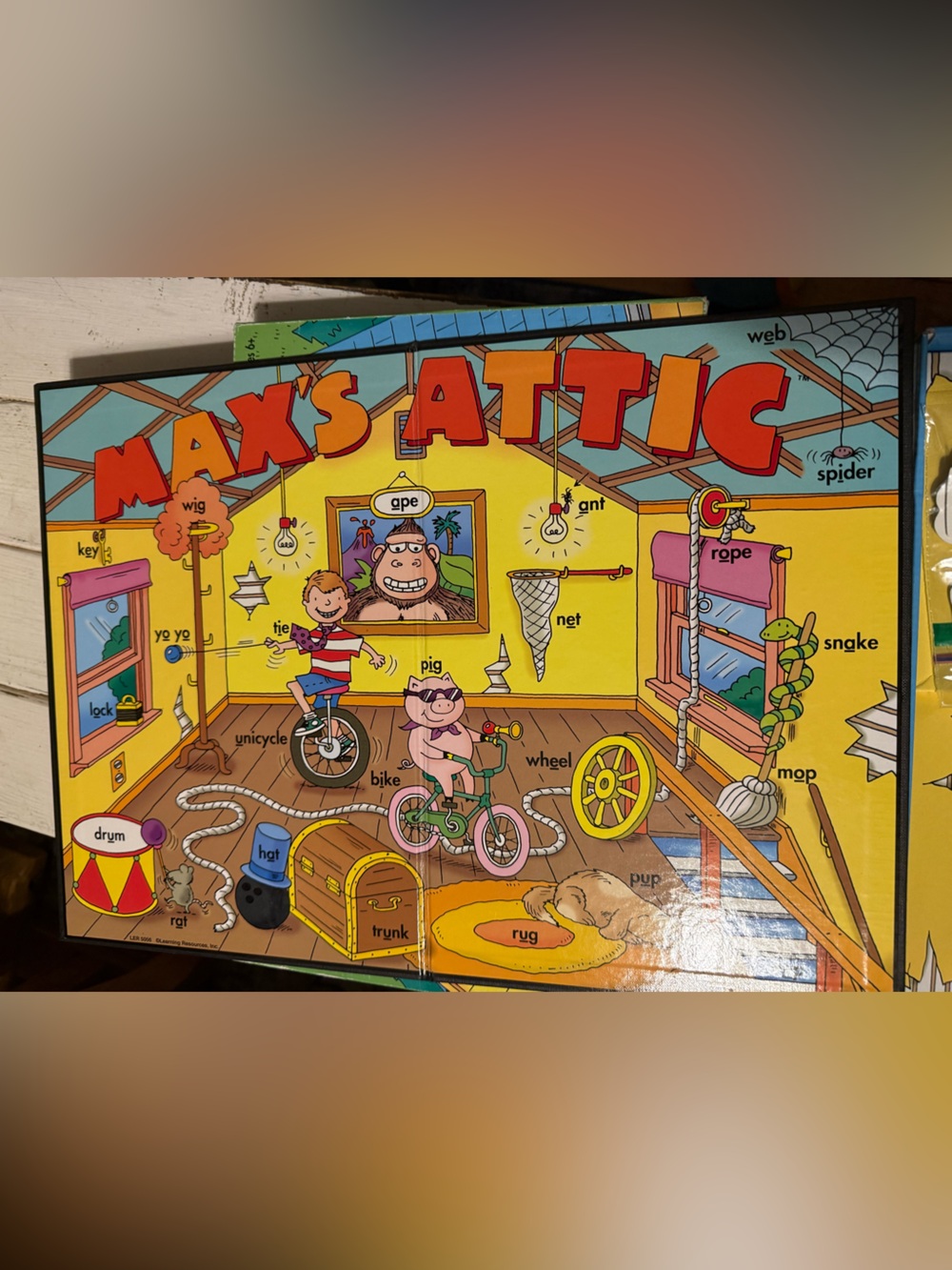 Max's Attic Phonics Game Long & Short Vowels Ages 6-Up Complete Learning Game